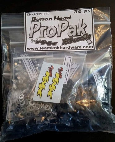 (700 pcs) Button Head ProPak Black Oxide Bulk Bag