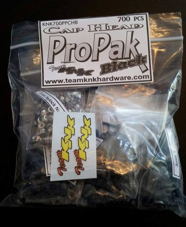 (700 pcs) Cap Head ProPak Black Oxide Bulk Bag